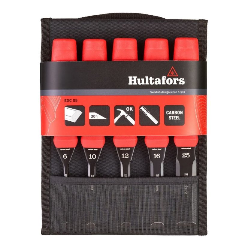 HULTAFORS sada dlát EDC S5 (6–25 mm)