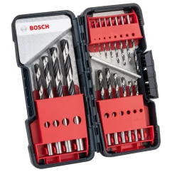 Bosch Súprava špirálových vrtákov HSS PointTeQ ToughBox 1-10mm, 18dielna
