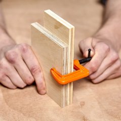 Liatinová C-svorka PONY JORGENSEN Light Duty - rozpätie 2,5 cm