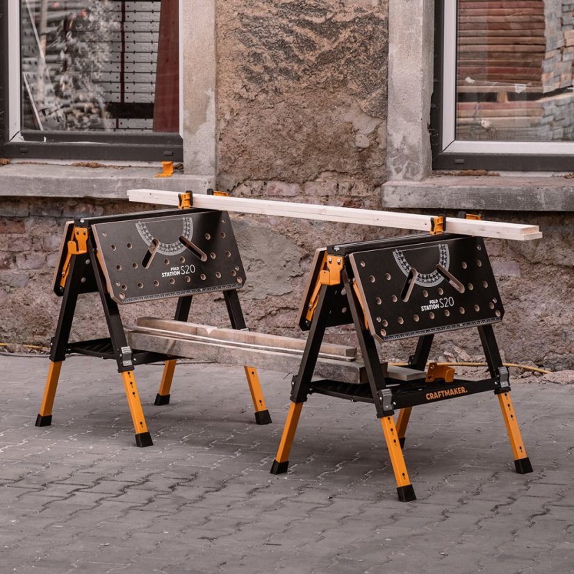 Skládací pracovní stůl a koza CRAFTMAKER FoldStation S20