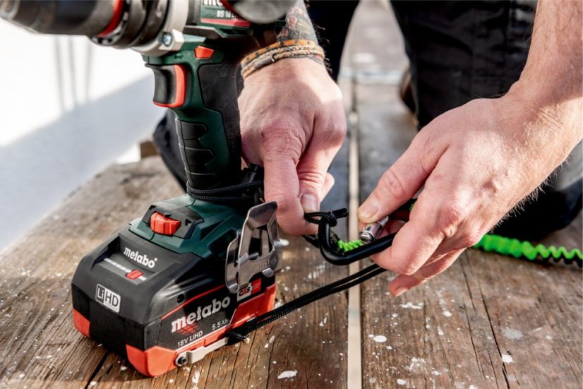 Aku baterie METABO LiHD DS 18 V - 10,0 Ah, ochrana proti pádu