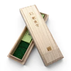 Japonský zatvárací nôž Higonokami TOKUSEN TASÚKA z damask. ocele Warikomi - 100 mm, mosadz