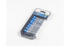 Sada šestihranných nástavců 8 ks, 1/4”, dlouhé, CrV