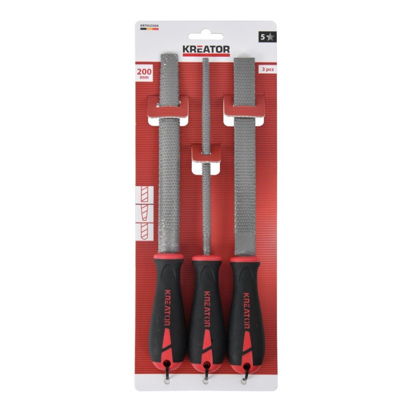Rašple sada 3ks 200mm
