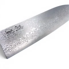 Prémiový japonský nůž Santoku MIKI HAMONO, V-GOLD 10, ořech, 170 mm