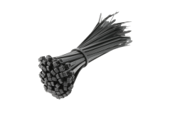 Nylonové sťahovacie pásky 3,6 x 140 mm, 100 ks, čierna