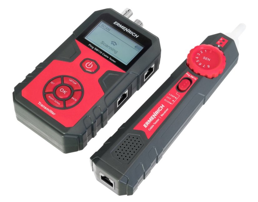 Tester káblov Ermenrich Ping SM110