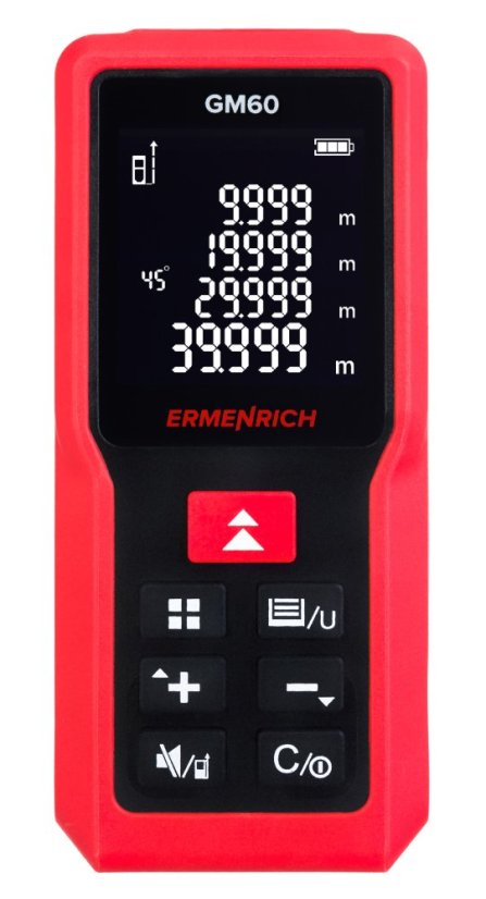 Laserový měřič Ermenrich Reel PRO GM60