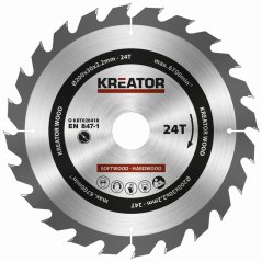 KRT020418 - Pílový kotúč na drevo 200mm, 24T