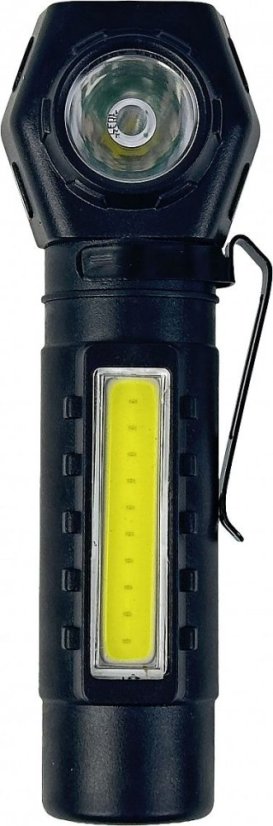 Čelovka XL0702, 110x34mm, 5W, XPE + COB 60 + 120 lm, 1200mAh, odnímatelná hlava