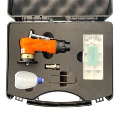SET Pneumatická ručná frézka na zrážanie hrán 45 ° / R1.5, vr. príslušenstvo