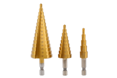 Stupňovitý vrták 4–32 mm sada 3 ks