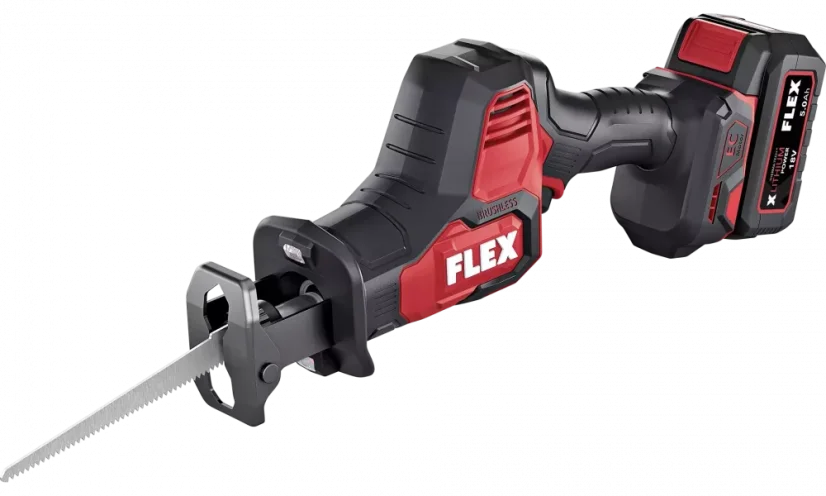 Výkonná aku šabľová píla s vysokým zdvihom, 18V FLEX