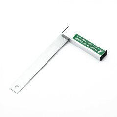Nerezový uholník SHINWA s robustnou hliníkovou základňou bez stupnice - 250 mm