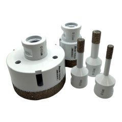Súprava diamantových vykružovacích koruniek M14 PROFI (6, 8, 10, 35 a 68 mm)