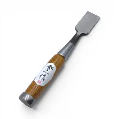 Japonské truhlářské dláto SHUSAKU OIRE NOMI, rukojeť z červeného dubu, 30 mm