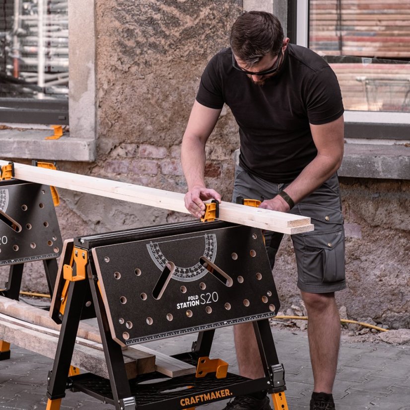 Skládací pracovní stůl a koza CRAFTMAKER FoldStation S20
