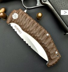 Dachs Knives Charon Evo Stonewash hnědý