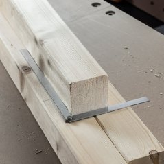 Nastavitelný truhlářský pokosník SHINWA z nerezové oceli - bez stupnice - 300 mm