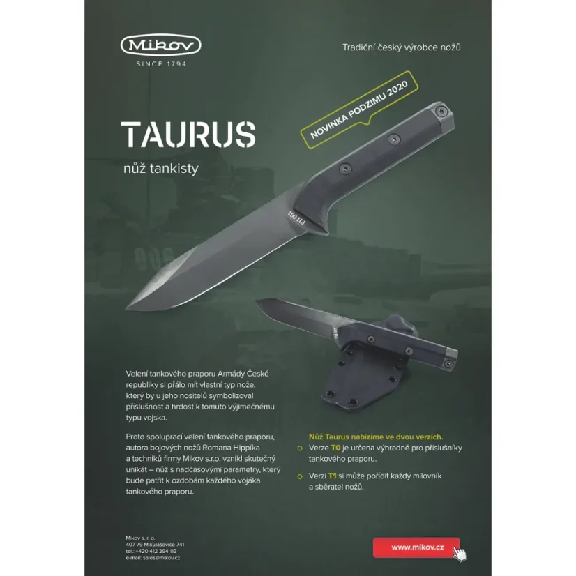 Nůž TAURUS - 73. tankový prapor