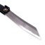 Japonský zavírací nůž Higonokami TOKUSEN TASOUKOU z damaškové oceli Warikomi - 120 mm, černý