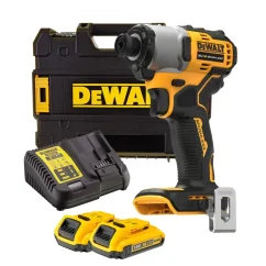 DEWALT Aku rázový utahovák + 2x 2,0 Ah XR Li-Ion DCF840D2T