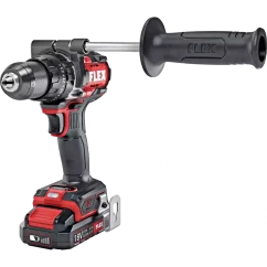 2-rychlostní aku vrtačka s příklepem a funkcí turbo 18V, kufr L-BOXX® FLEX
