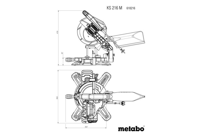Pokosová pila KS 216 M Set