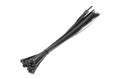 Nylonové sťahovacie pásky 7,6 x 500 mm, 25 ks, čierna
