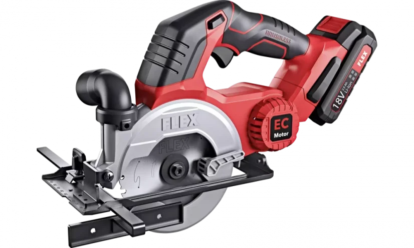 Kompaktná aku okružná píla s posuvným krytom 18V FLEX