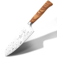 Schwertkrone Olivewood Santoku nůž 18 cm
