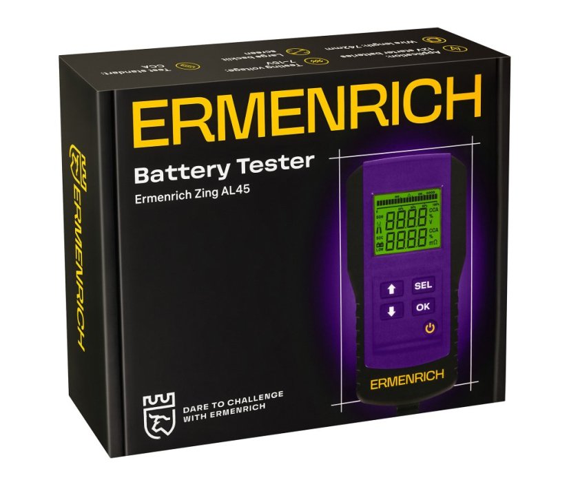 Tester baterií Ermenrich Zing AL45