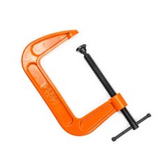 Litinová C-svorka PONY JORGENSEN Light Duty - rozpětí 12,5 × 7,5 cm