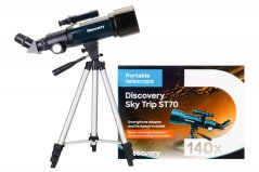 Hvězdářský dalekohled Levenhuk Discovery Sky Trip ST70 s knížkou