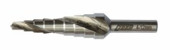 Stupňovitý vrták OREN HSS se spirálovou drážkou 4-12 mm (po 1 mm)