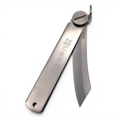 Japonský zatvárací nôž Higonokami VG10 s nastaviteľným čapom - 120 mm, nerez