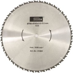 Pilový kotouč na dřevo HM 700x30x4,2 - 42Z