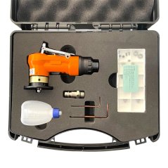 SET Pneumatická ruční frézka na srážení hran 45° / R1.5, vč. příslušenství