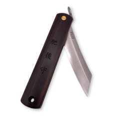 Japonský zavírací nůž Higonokami EBONY z oceli VG10 - 72 mm, dřevěná rukojeť