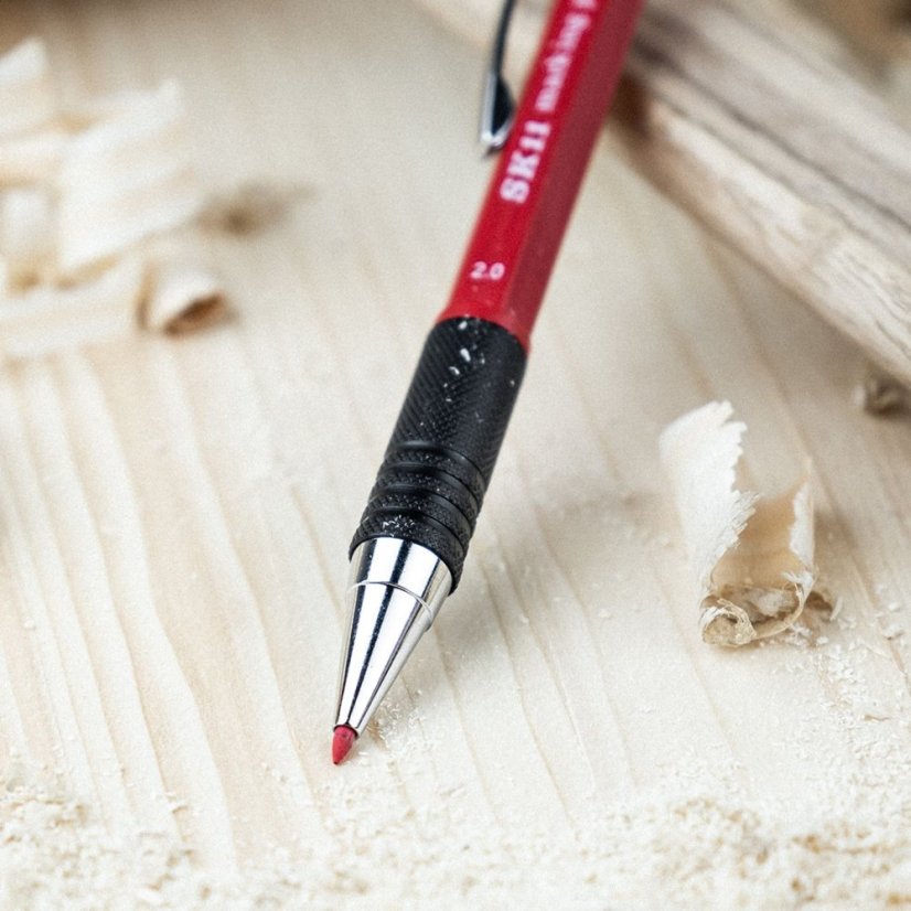Náplň do japonské mechanické tužky SK11 – červená 2 mm – 24 ks