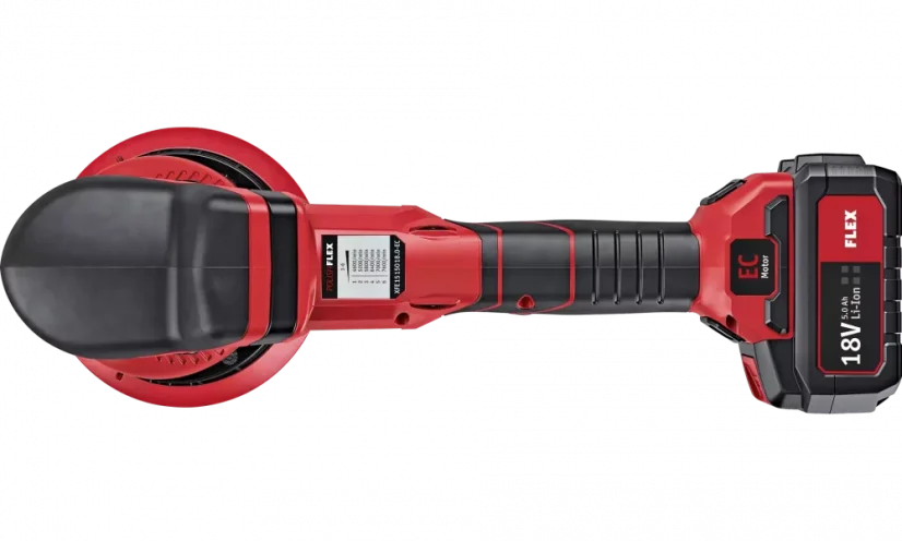 SET 150 mm Aku excentrická leštička 18V, baterie a nabíječka FLEX
