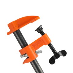 Trubková stolařská svorka PONY JORGENSEN - litinová mechanika pro 25 mm trubku - plochá