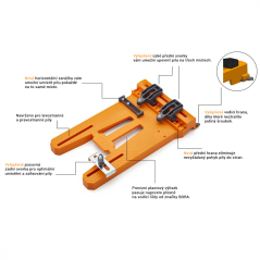 Adaptér pro okružní pilu BORA