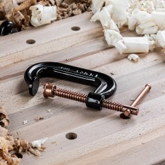 Kovaná ocelová C-svorka PONY JORGENSEN Heavy Duty - rozpětí 7,5 × 6 cm