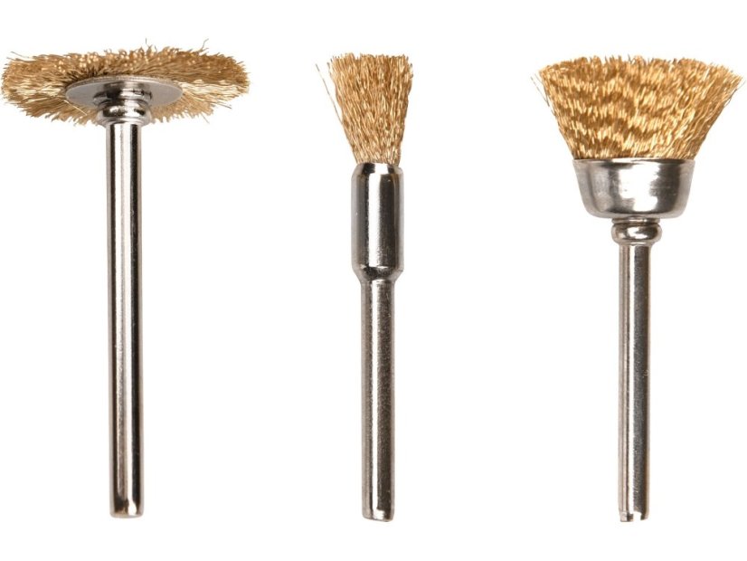 Pomosadené kefy pre priame brúsky 45ks