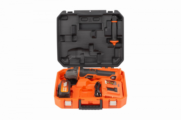 POWDP35150 - Aku úhlová bruska 20V 115mm SET