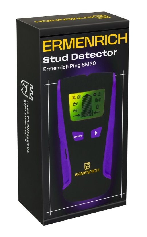 Stavebný detektor Ermenrich Ping SM30