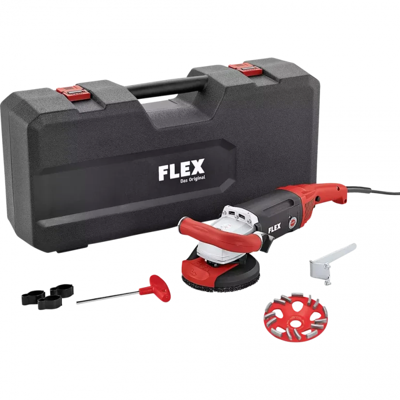 125 mm Silná sanačná brúska s výkonom 1800 W na brúsenie až do rohov E-JET KIT FLEX