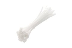 Nylonové stahovací pásky 3.6 x 140 mm, 25 ks, bílá