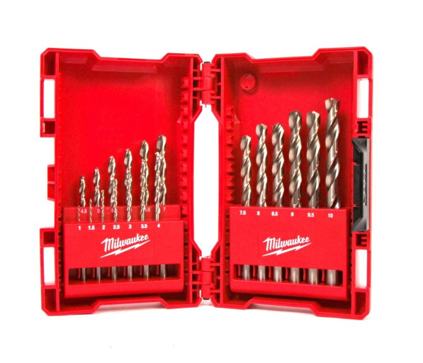 MILWAUKEE 19-dílná sada vrtáků HSS-G do kovu 4932352374